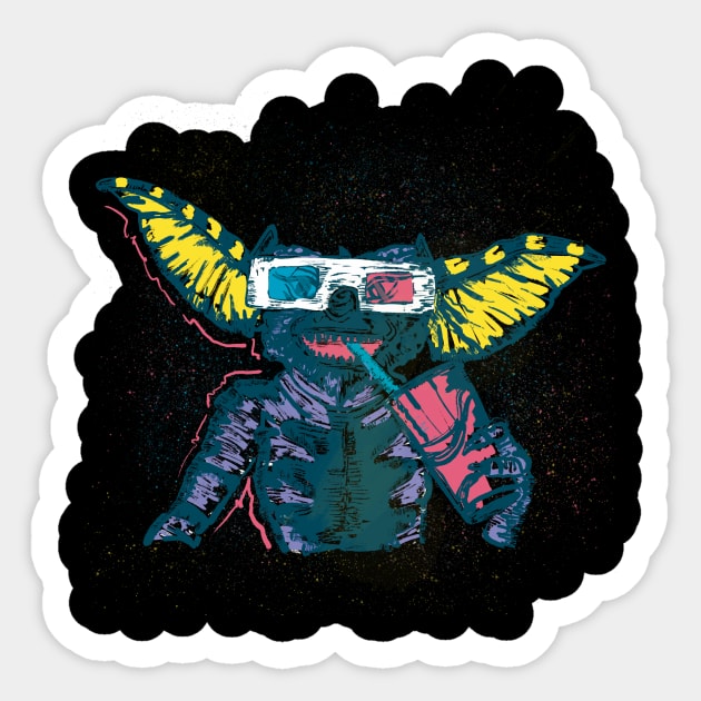 Gremlins 3D movies Sticker by Srta.Poppy